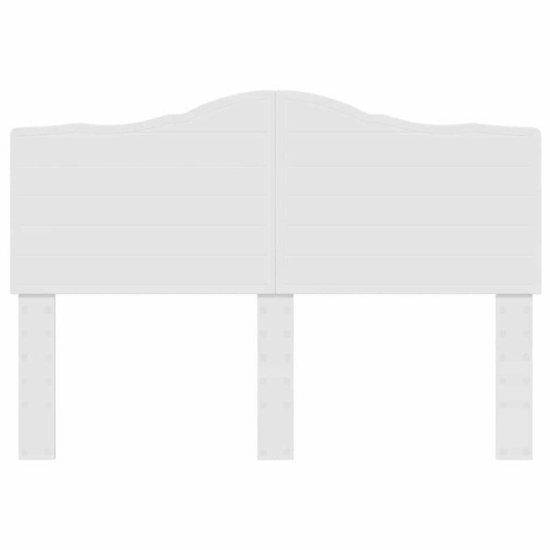 vidaXL Fejtámla fejtámlával Fehér 150 cm Faanyag