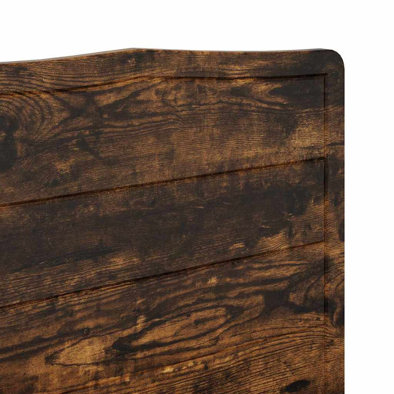 vidaXL Fejtámla fejtámlával Füstölt tölgy 150 cm Faanyag