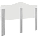 vidaXL Fejtámla fejtámlával Szürke Sonoma 150 cm Faanyag