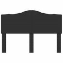 vidaXL Fejtámla fejtámlával Fekete tölgy 140 cm Faanyag