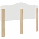 vidaXL Fejtámla fejtámlával Sonoma tölgy 140 cm Faanyag