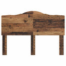 vidaXL Fejtámla fejtámlával Öreg fa 140 cm Faanyag