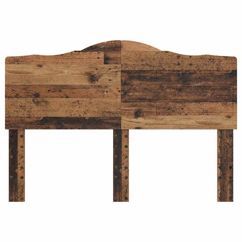 vidaXL Fejtámla fejtámlával Öreg fa 140 cm Faanyag