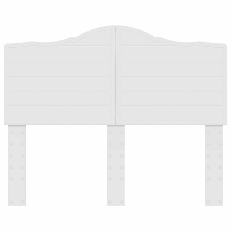 vidaXL Fejtámla fejtámlával Fehér 135 cm Faanyag