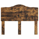 vidaXL Fejtámla fejtámlával Füstölt tölgy 135 cm Faanyag