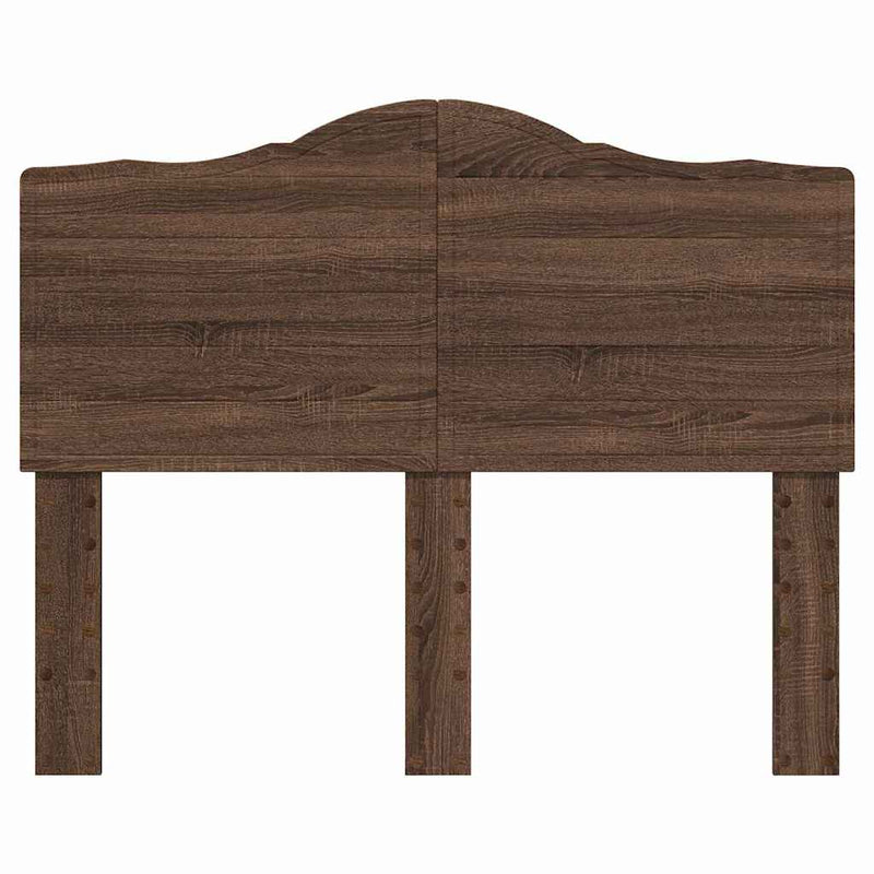vidaXL Fejtámla fejtámlával Barna Tölgy 135 cm Faanyag