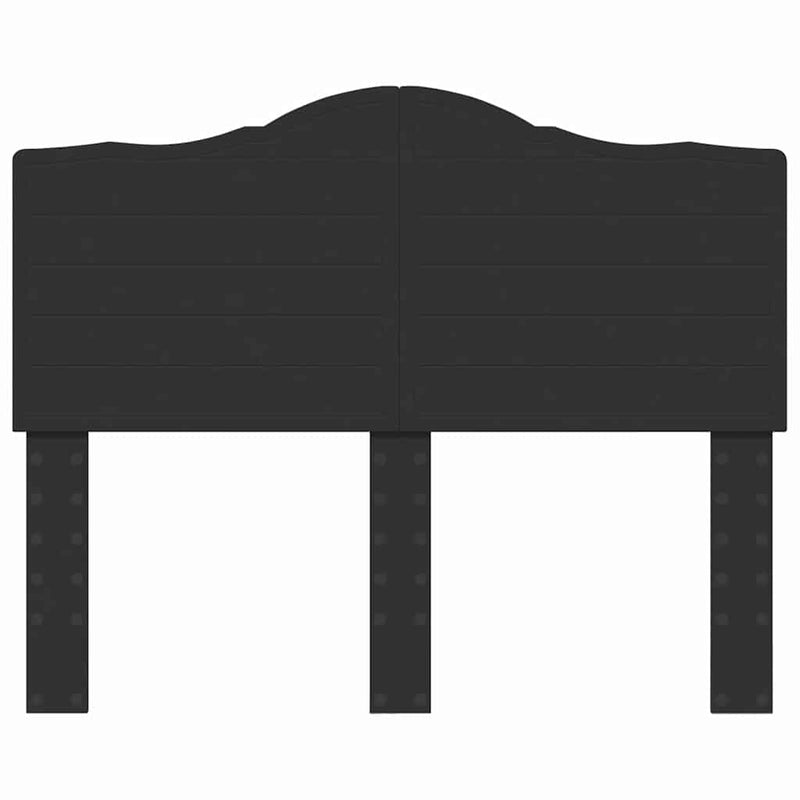 vidaXL Fejtámla fejtámlával Fekete tölgy 120 cm Faanyag