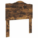 vidaXL Fejtámla fejtámlával Füstölt tölgy 100 cm Faanyag