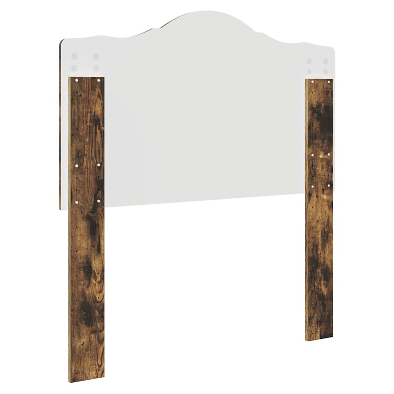 vidaXL Fejtámla fejtámlával Füstölt tölgy 100 cm Faanyag