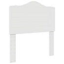 vidaXL Fejtámla fejtámlával Fehér 90 cm Faanyag