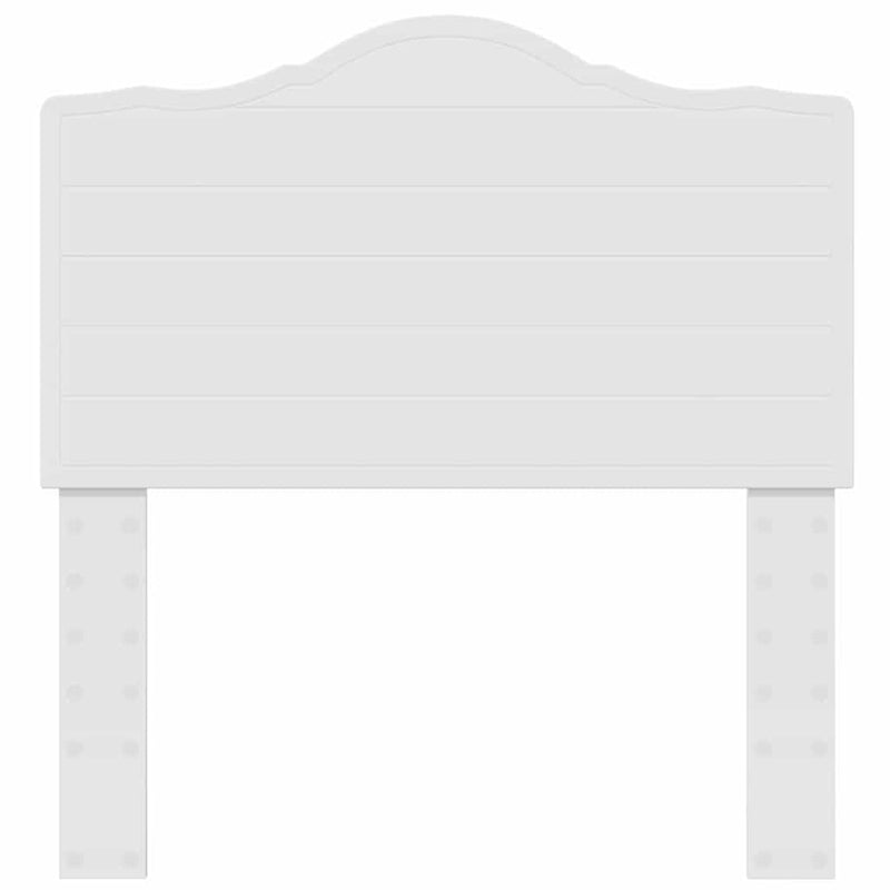 vidaXL Fejtámla fejtámlával Fehér 90 cm Faanyag