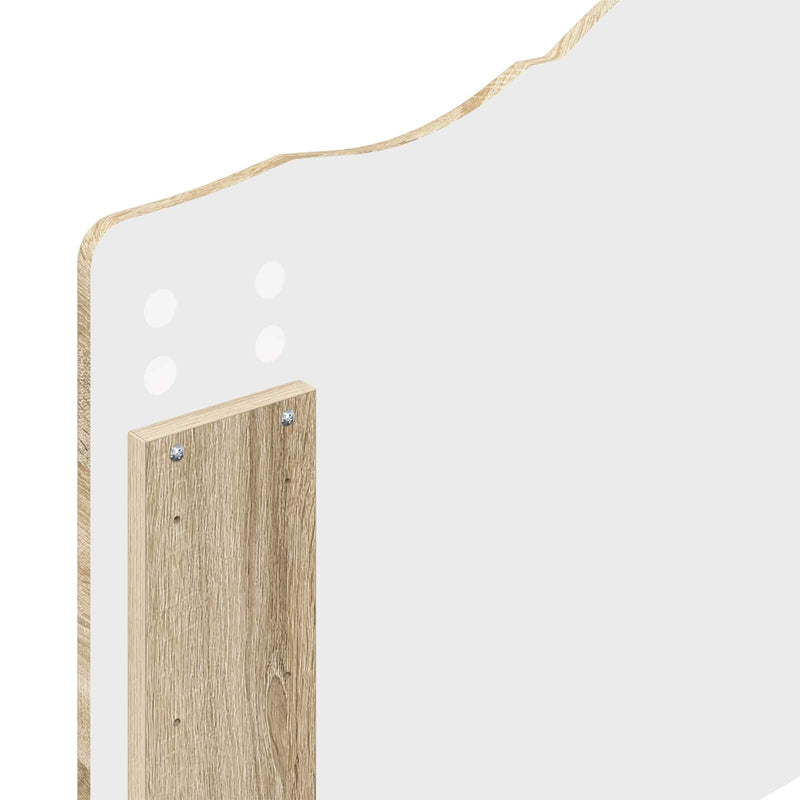 vidaXL Fejtámla fejtámlával Sonoma tölgy 90 cm Faanyag