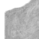 vidaXL Fejtámla fejtámlával Beton Szürke 90 cm Faanyag