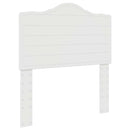 vidaXL Fejtámla fejtámlával Fényes Fehér 90 cm Faanyag