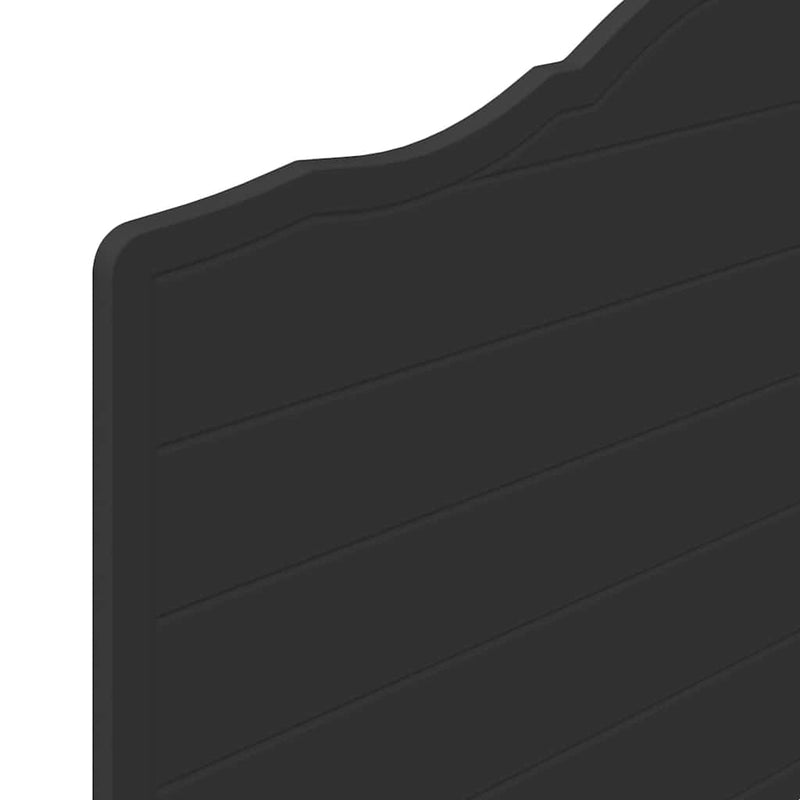 vidaXL Fejtámla fejtámlával Fekete tölgy 80 cm Faanyag