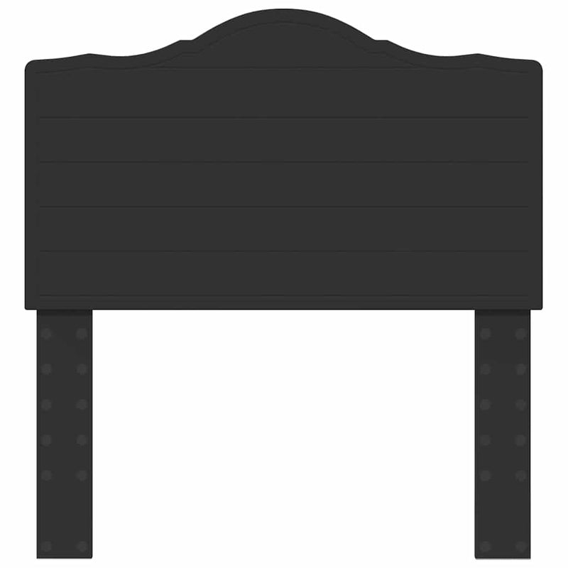 vidaXL Fejtámla fejtámlával Fekete tölgy 80 cm Faanyag
