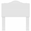 vidaXL Fejtámla fejtámlával Fehér 75 cm Faanyag