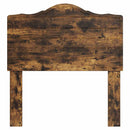 vidaXL Fejtámla fejtámlával Füstölt tölgy 75 cm Faanyag