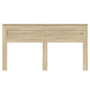 vidaXL Fejtámla fejtámlával Sonoma tölgy 200 cm Faanyag