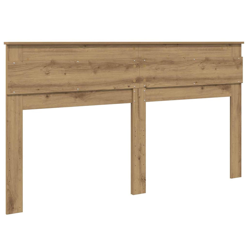 vidaXL Fejtámla fejtámlával Artisan tölgy 200 cm Faanyag