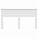 vidaXL Fejtámla fejtámlával Fehér 180 cm Faanyag