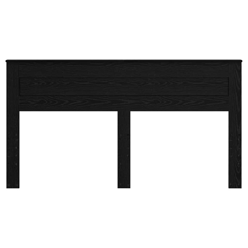 vidaXL Fejtámla fejtámlával Fekete tölgy 180 cm Faanyag