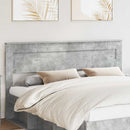 vidaXL Fejtámla fejtámlával Beton Szürke 180 cm Faanyag