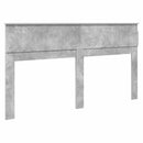 vidaXL Fejtámla fejtámlával Beton Szürke 180 cm Faanyag