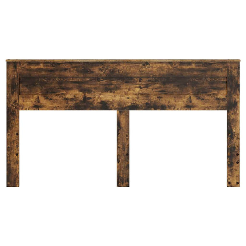 vidaXL Fejtámla fejtámlával Füstölt tölgy 180 cm Faanyag