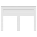 vidaXL Fejtámla fejtámlával Fehér 160 cm Faanyag