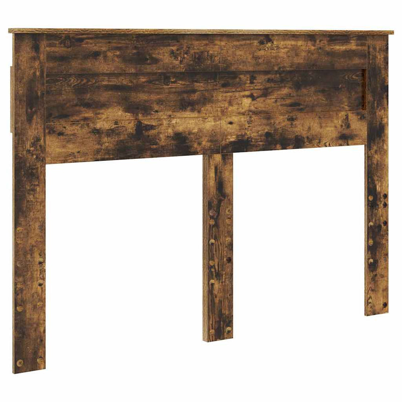 vidaXL Fejtámla fejtámlával Füstölt tölgy 160 cm Faanyag