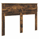 vidaXL Fejtámla fejtámlával Füstölt tölgy 160 cm Faanyag