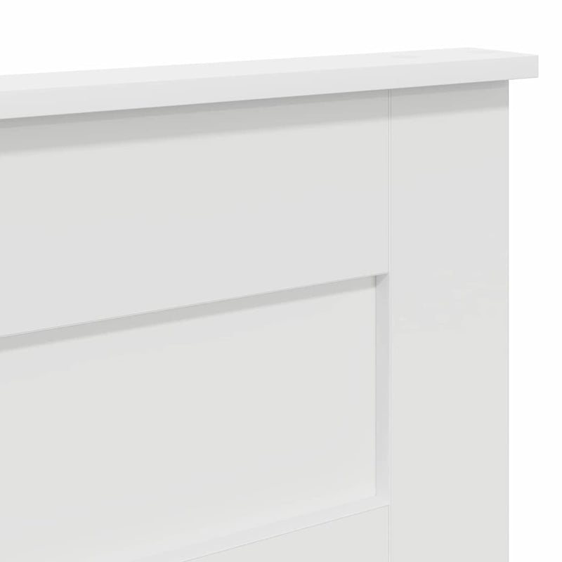 vidaXL Fejtámla fejtámlával Fehér 150 cm Faanyag