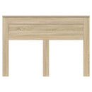 vidaXL Fejtámla Sonoma tölgy Szerelt fa