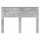 vidaXL Fejtámla fejtámlával Beton Szürke 150 cm Faanyag