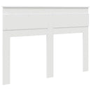 vidaXL Fejtámla fejtámlával Fehér 140 cm Faanyag