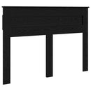 vidaXL Fejtámla fejtámlával Fekete tölgy 140 cm Faanyag