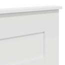 vidaXL Fejtámla fejtámlával Fehér 135 cm Faanyag