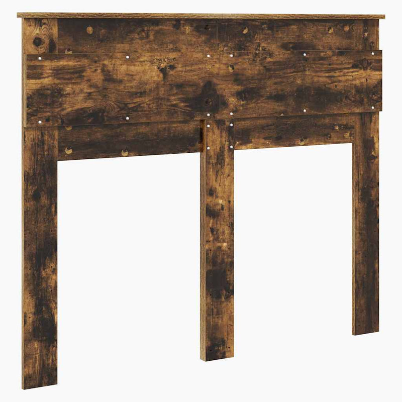 vidaXL Fejtámla fejtámlával Füstölt tölgy 135 cm Faanyag