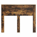 vidaXL Fejtámla fejtámlával Füstölt tölgy 135 cm Faanyag