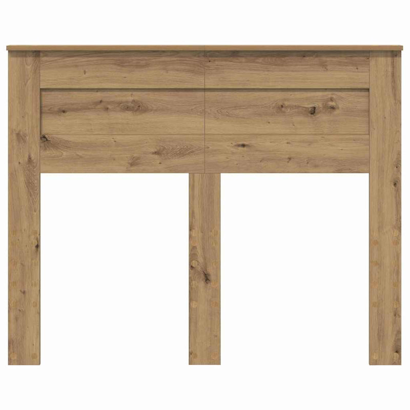 vidaXL Fejtámla fejtámlával Artisan tölgy 135 cm Faanyag