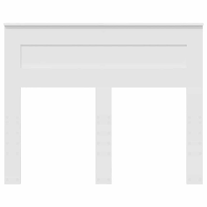 vidaXL Fejtámla fejtámlával Fehér 120 cm Faanyag