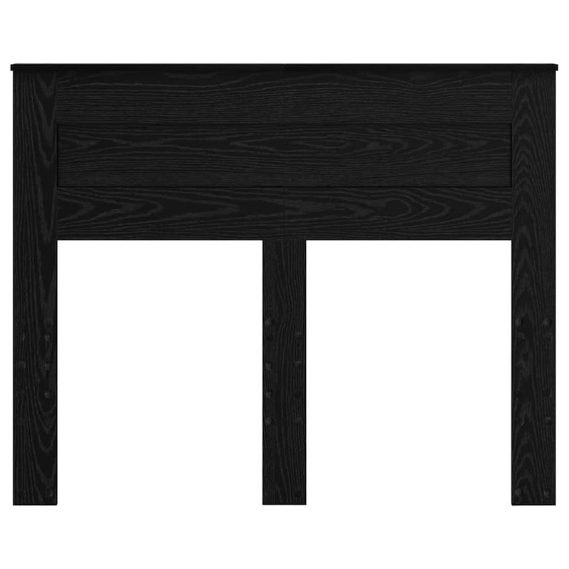 vidaXL Fejtámla fejtámlával Fekete tölgy 120 cm Faanyag