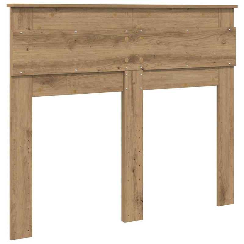 vidaXL Fejtámla fejtámlával Artisan tölgy 120 cm Faanyag