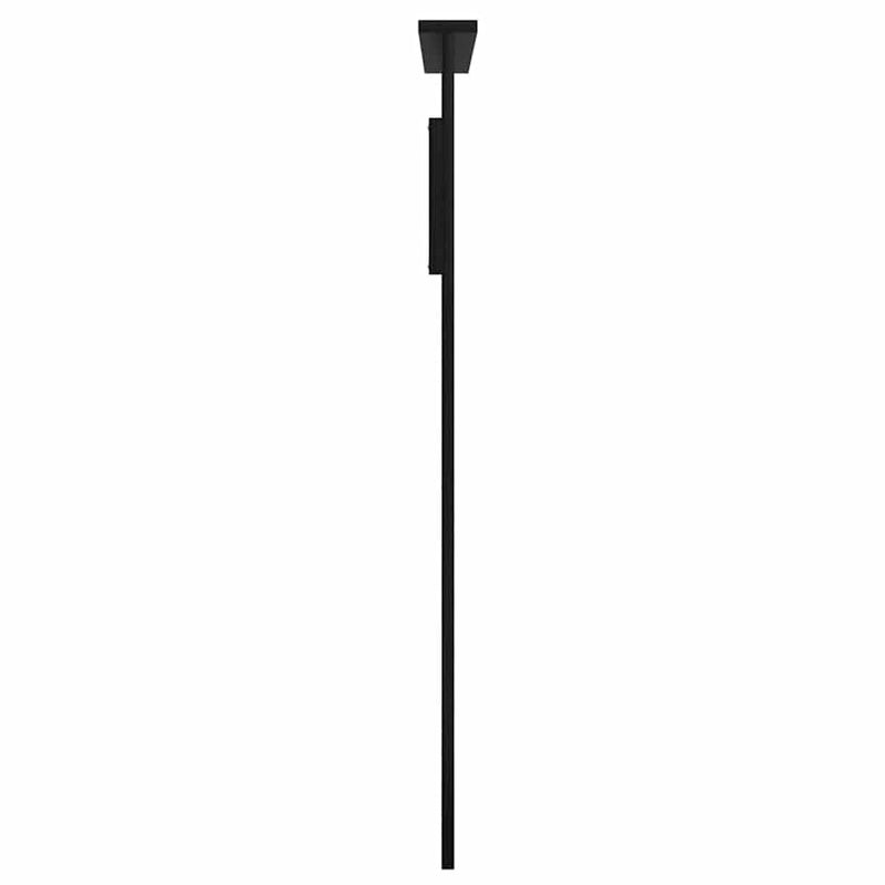 vidaXL Fejtámla fejtámlával Fekete tölgy 100 cm Faanyag