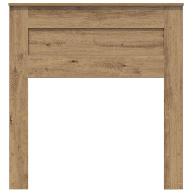 vidaXL Fejtámla fejtámlával Artisan tölgy 100 cm Faanyag