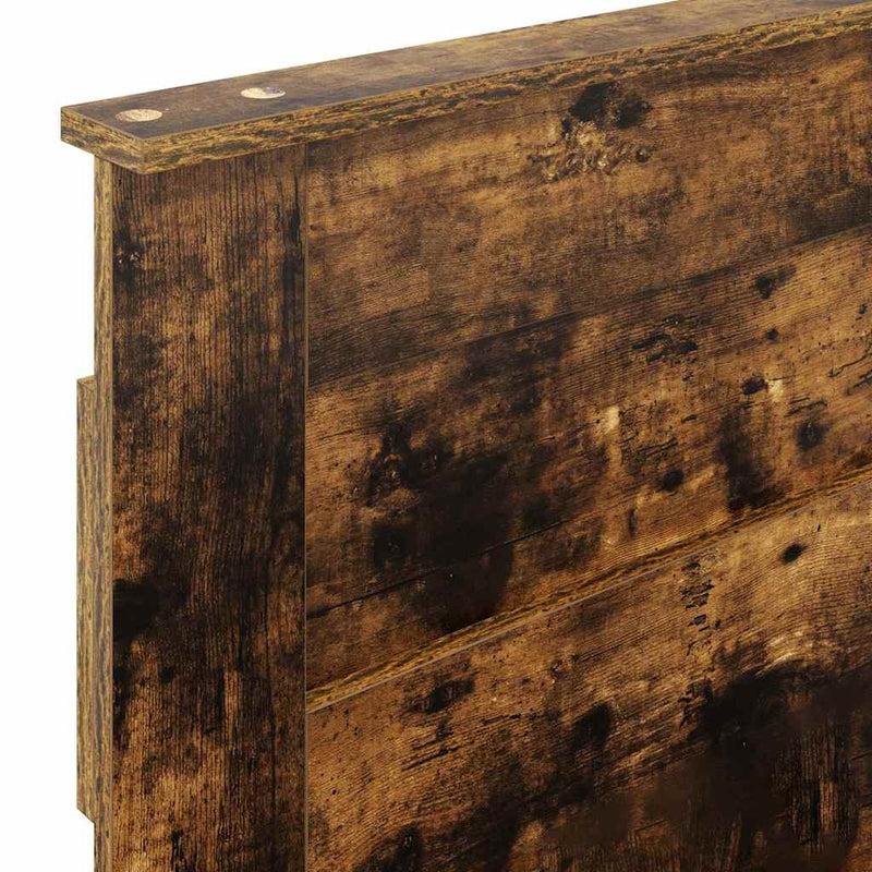 vidaXL Fejtámla fejtámlával Füstölt tölgy 90 cm Faanyag