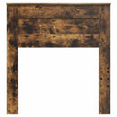 vidaXL Fejtámla fejtámlával Füstölt tölgy 90 cm Faanyag