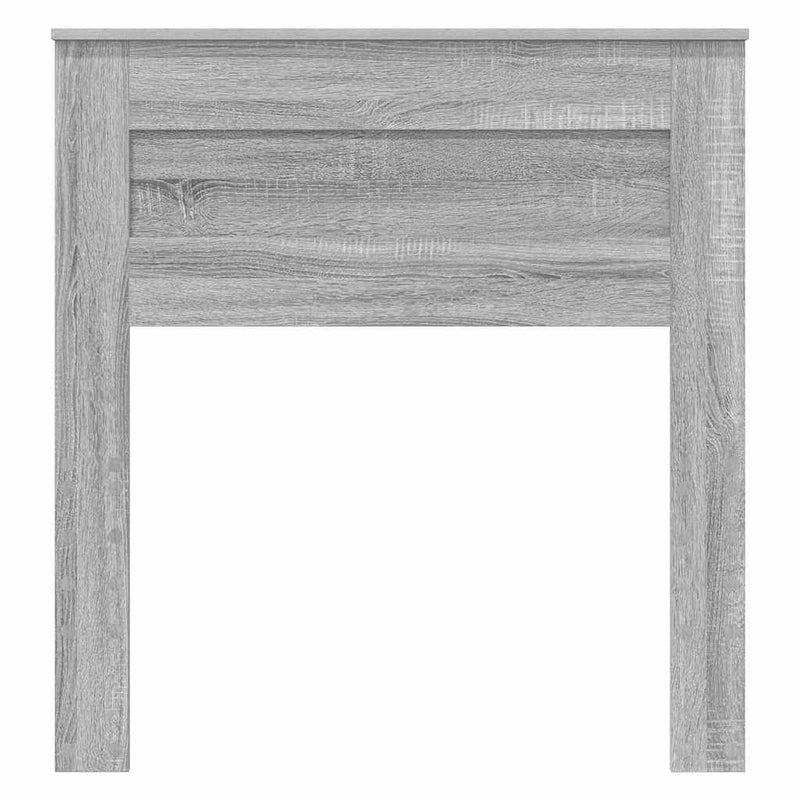 vidaXL Fejtámla fejtámlával Szürke Sonoma 80 cm Faanyag