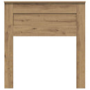 vidaXL Fejtámla fejtámlával Artisan tölgy 80 cm Faanyag